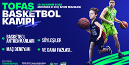 TOFAŞ BASKETBOL KAMPI 15_18 KASIM’DA