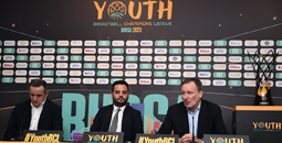 GENÇLER BASKETBOL ŞAMPİYONLAR LİGİ’NİN FİNAL GÜNÜ BASIN TOPLANTISI DÜZENLENDİ