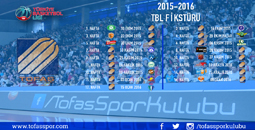 TBL 2015-2016 SEZONU FİKSTÜRÜ