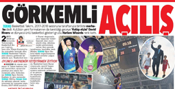 2017-2018 SEZON AÇILIŞI - GAZETE KÜPÜRLERİ